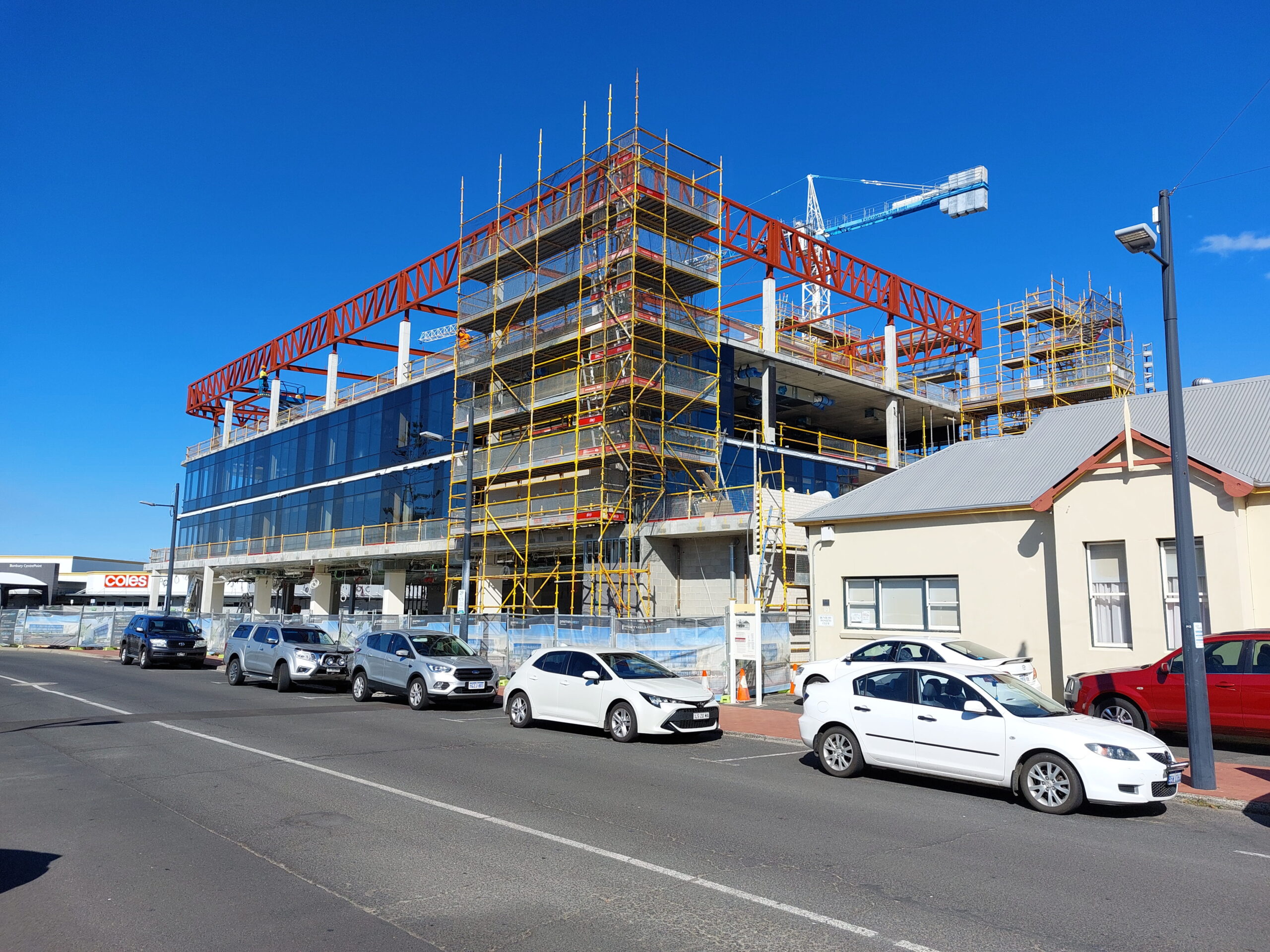 Bunbury construction site.